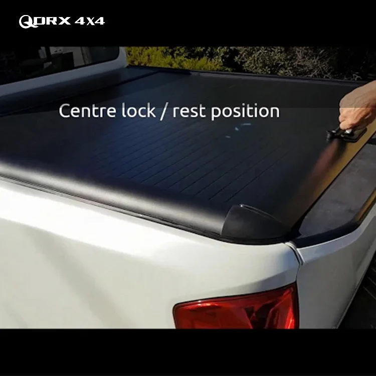Chinese manufacture retractable tonneau cover pickup truck bed cover roller lid for Toyota Hilux