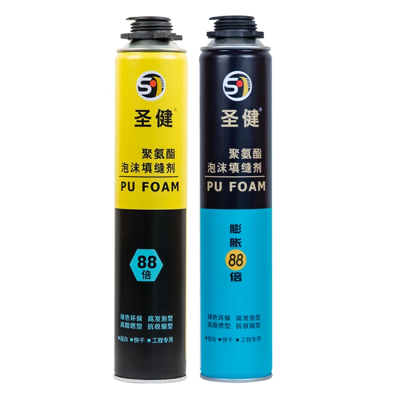750ml factory price polyurethane rigid foam bulk expandable strong fireproof pu foam