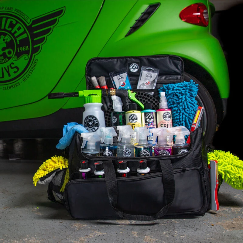 Car Detailingtool Organizer Bag Ultra Oxford Fabric Polisher Pocket Detailers Kit Bag Tool Storage Bag with Belt & Handle