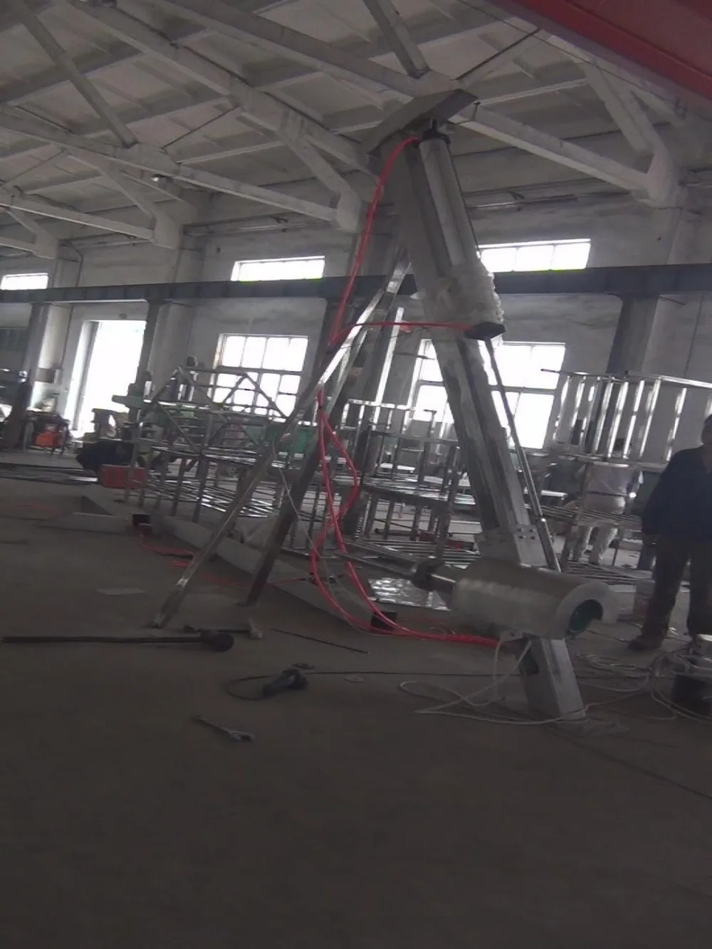 Goat Sheep Skin Removal Machine Sheep Hide Puller For Automatic Sheep Slaughter Line