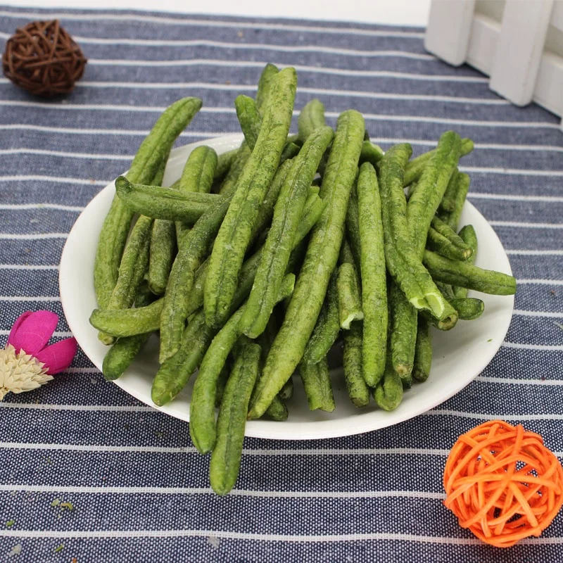
TTN Best Selling Vacuum Fried Vegetable Green Bean Price 