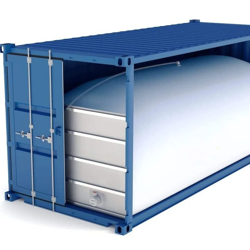 20ft container flexitank for bulk liquid transport