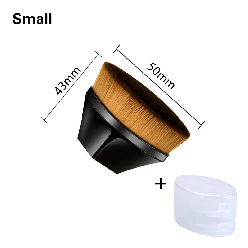 2025 Professional Single Cosmetic Brush Foundation Magic Black Facial Number 55 Makeup Brush Foundation Brush For Blending