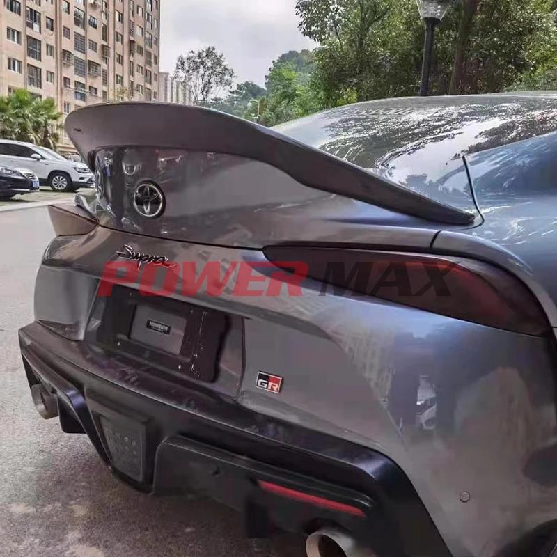 SUPRA A90 A91 TRUNK  LIP SPOILER CARBON FIBER FOR TOYOTA 2019+ 2020  TRD DESIGN
