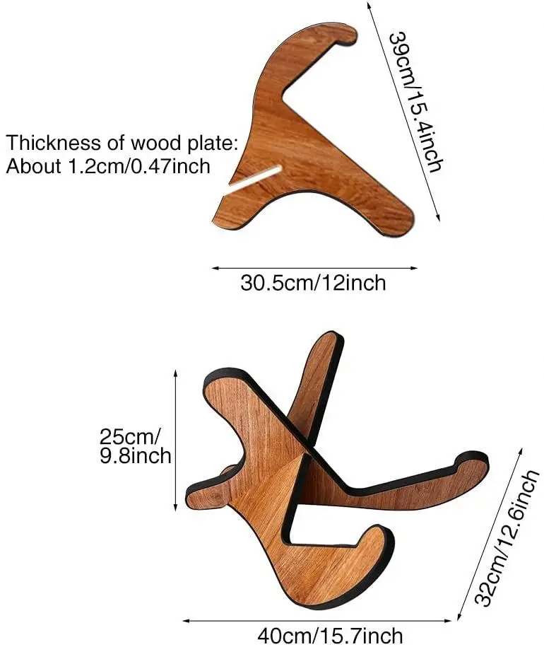 Wholesale musical instrument acoustic guitar accessories wooden acoustic guitar stand