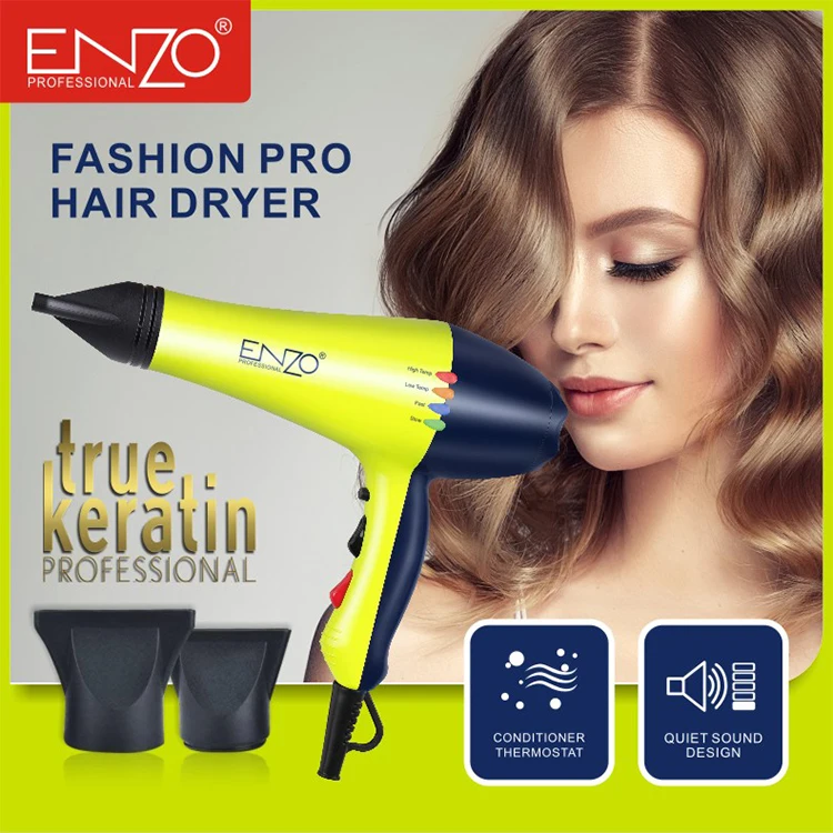 ENZO Economical Custom Design AC Motor New Design Standing Rev Air Hair Dryer Home Profesional Hair Dryer