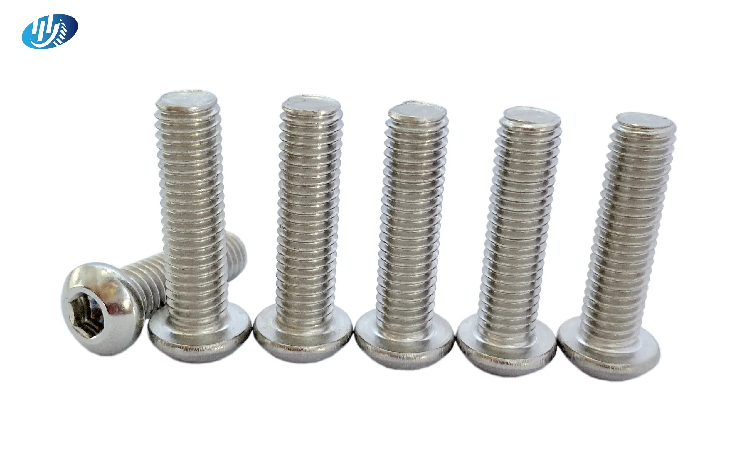 304 stainless ISO 7380  steel pan Head Hexagon Socket Screw M8 Hexagon round head screws