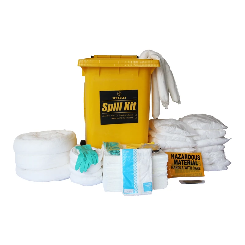 Superior Oil Performance Wheeled Bin Spill Response Kit 360L