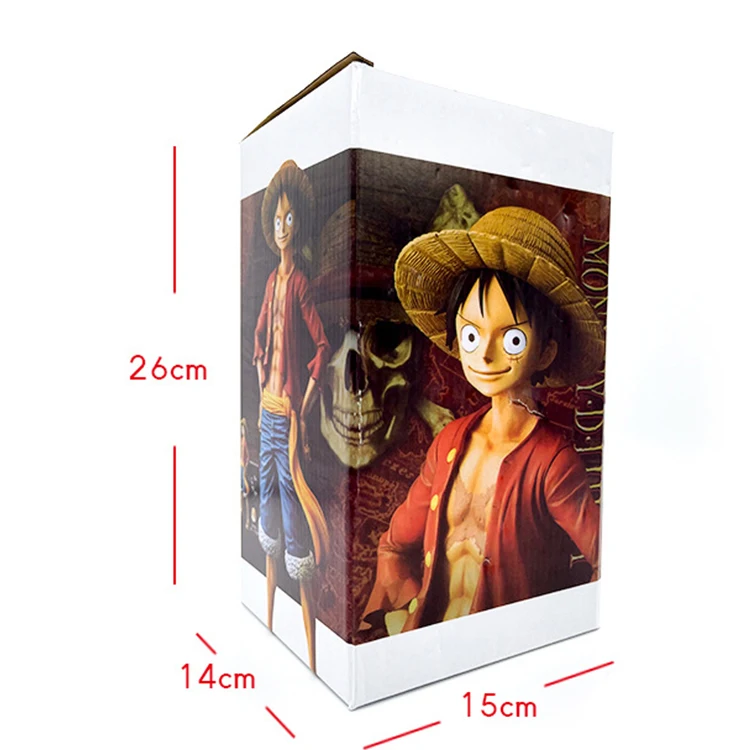 Hot Sale Products 26.5cm d Luffy PVC Action Figures Luffy Cartoon Character Model Anime Figure Toys  Anime Resin Model Toy