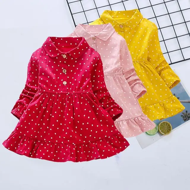 2021 new Korean version girl dress super western spring and autumn little girl print princess skirt fashion children skirt