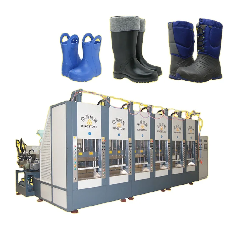 EVA Gumboots Making Machine / EVA Foam Rain Boots Injection Molding Machine