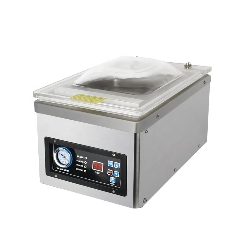 DUOQI DZ-210 automatic vacuum sealer single chamber vacuum packed machine meat fish chicken vacuum packaging machine for packer