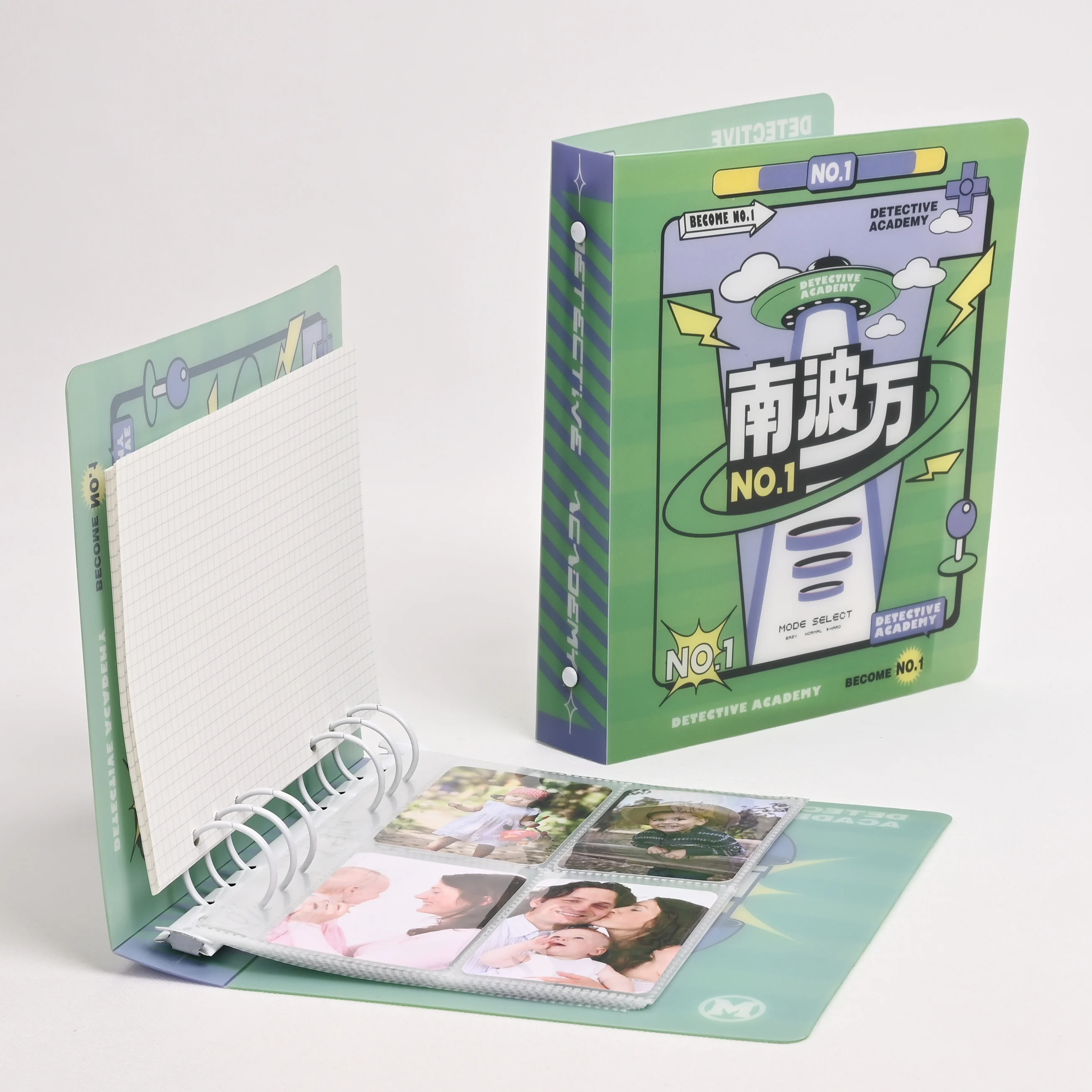 Custom Printed Binders Album Photo Baby Kids Wedding Flexible Photo Album Promotional Binders as Children Gifts