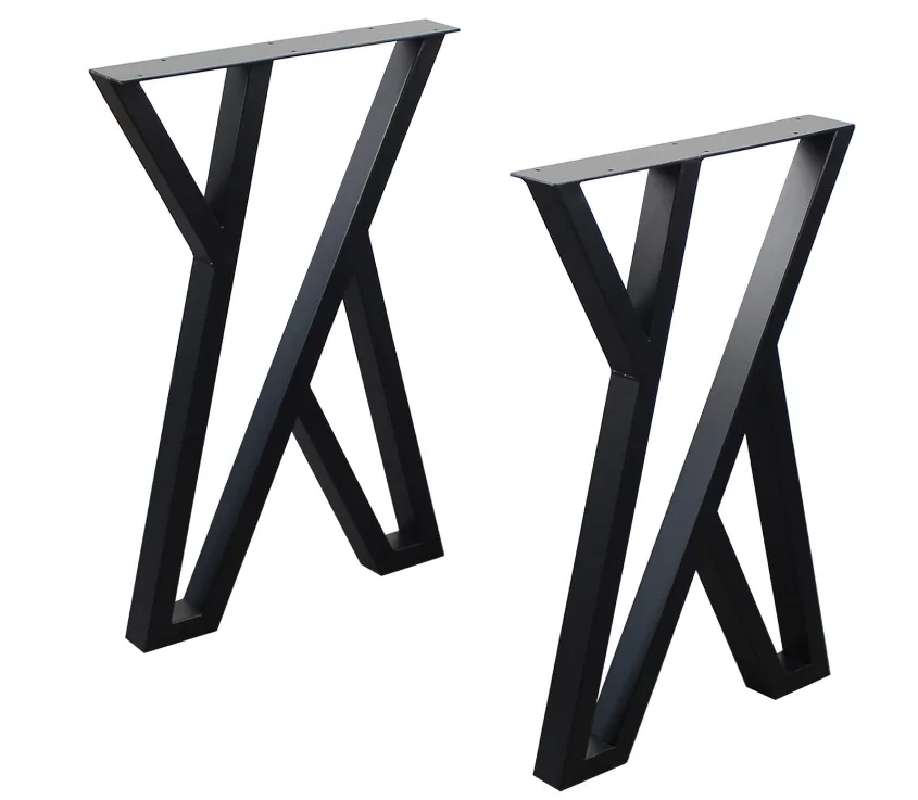 Cast Iron Furniture Legs For DIY Coffee Metal Table Bench Coffee Industrial Black Dining Table Desk Legs