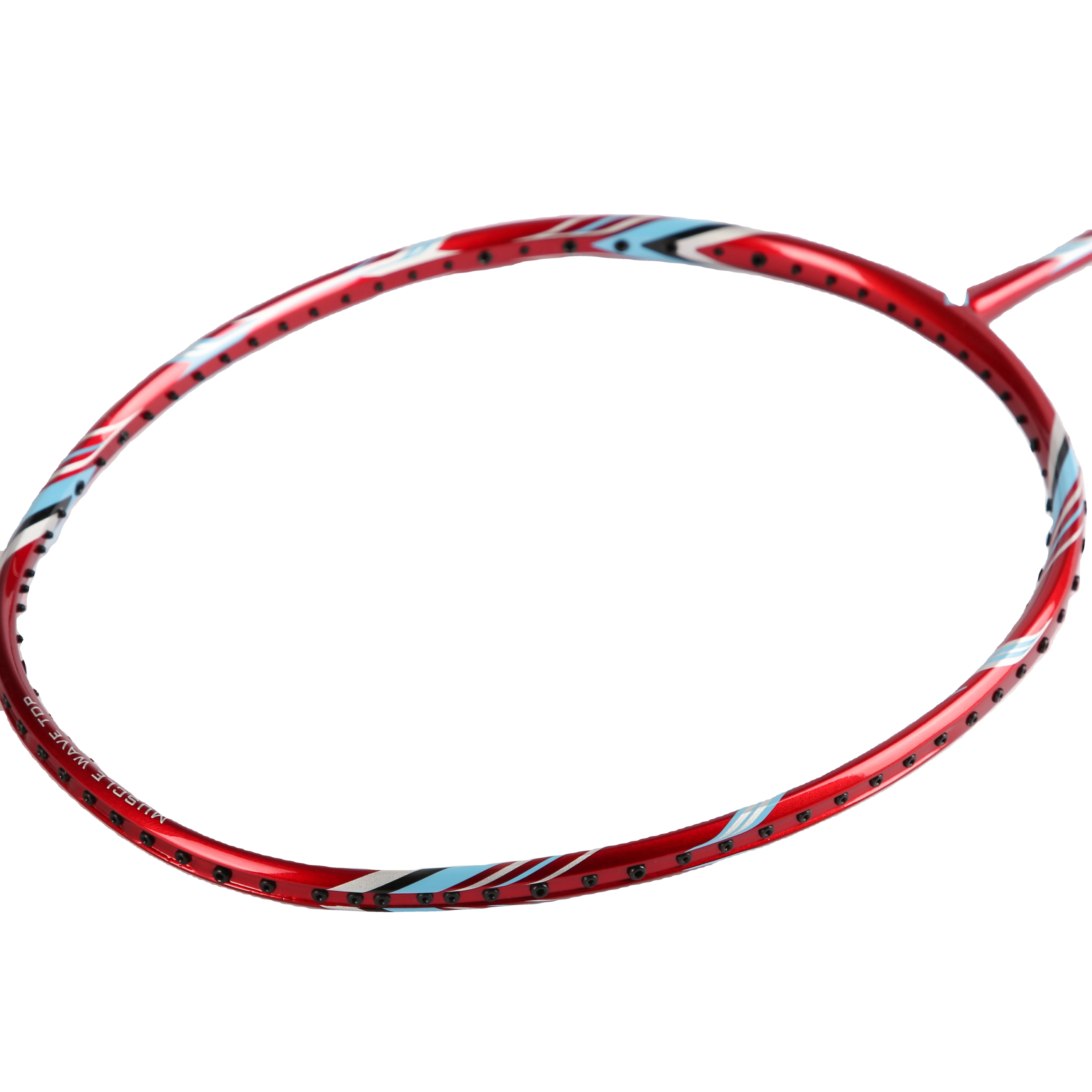 Adult Amateur Carbon Fiber Badminton Racket with Large Sweet Spot PU Grip Material and 0.66mm Strings Diameter