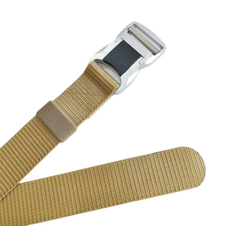HANJUN Wholesale High Quality Male Quick Release Buckle Nylon Webbing Belt Tactical