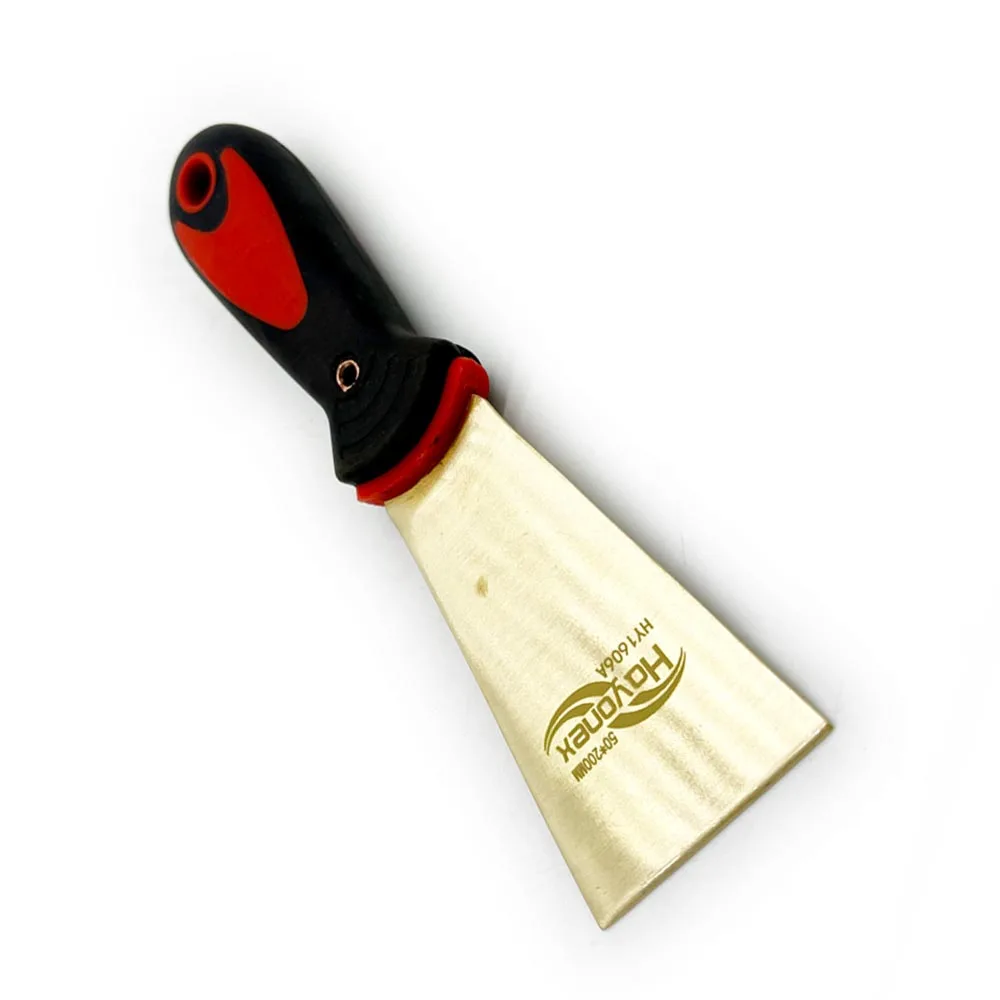 Best Selling Explosion Proof Plastic Handled Putty Knife Safety Tool Beryllium Bronze flexible Non sparking tools washer dryer