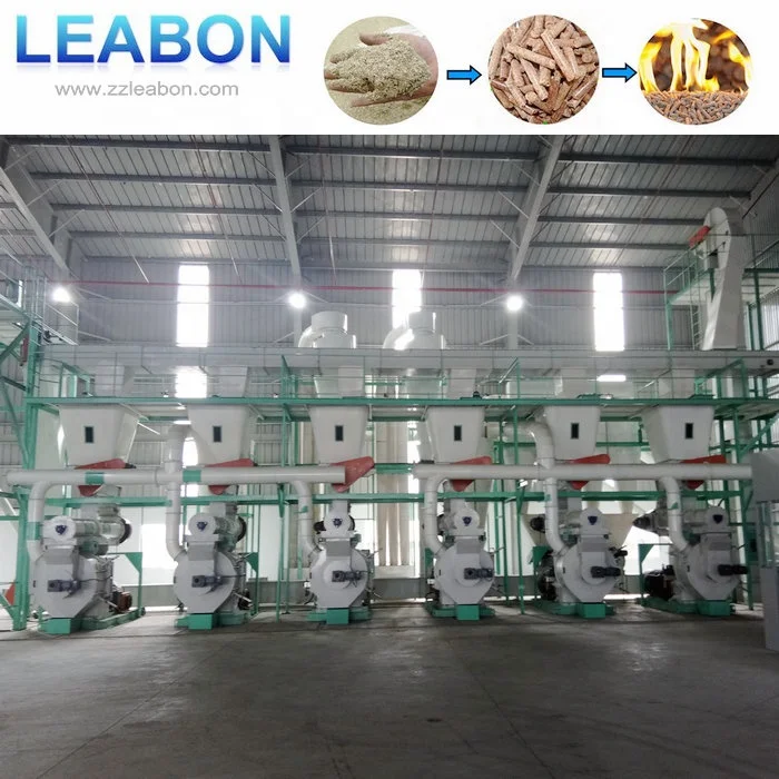 LEABON Supply Wood Pellet Complete Set Sawdust Milling System Complete Wood Pellet Production Line