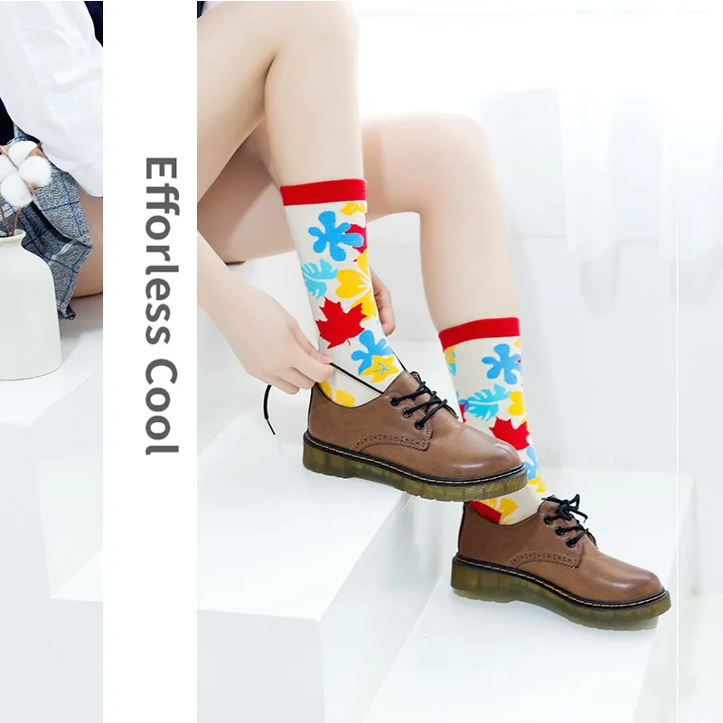 
Hot sell designer custom jacquard cotton running comfortable socks unisex 