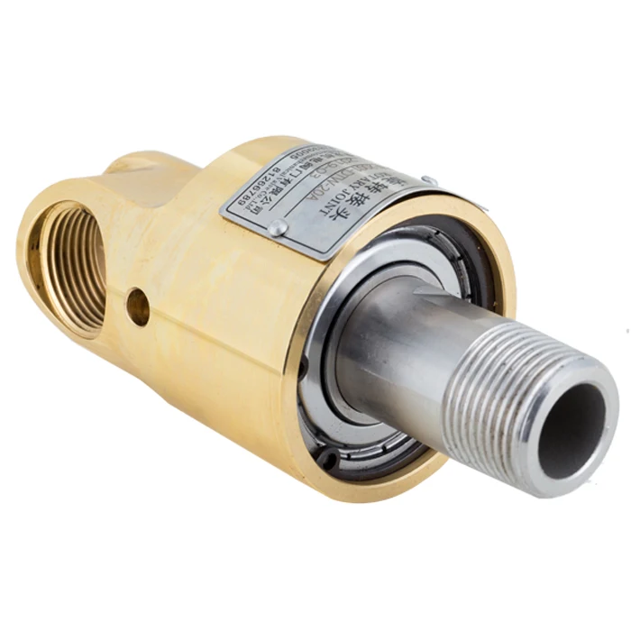 Manufacturing 1 inch BSP/NPT male female threaded swivel rotary coupling copper cooling water rotary unions rotary joint
