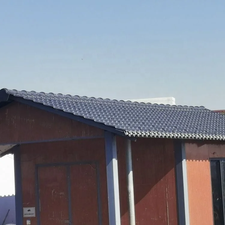 Sintetica ASA Plastic Resina Plastica Teja De Techo De Efecto Invernadero Fina Capa Para Azotea Plana Techo En PVC