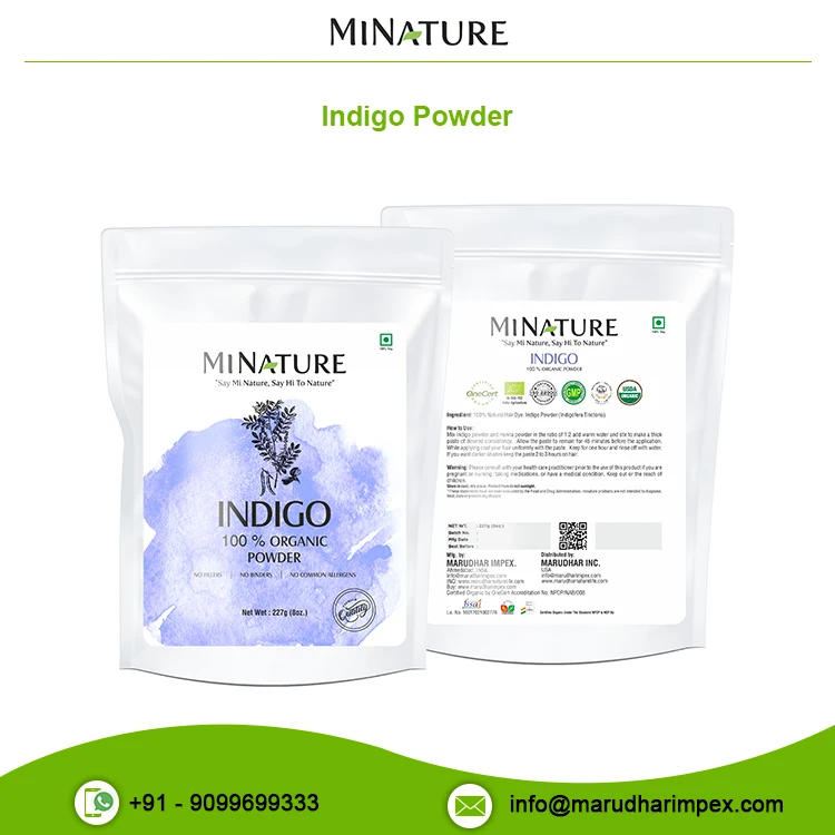 Natural Indigo Powder for Hair Dye