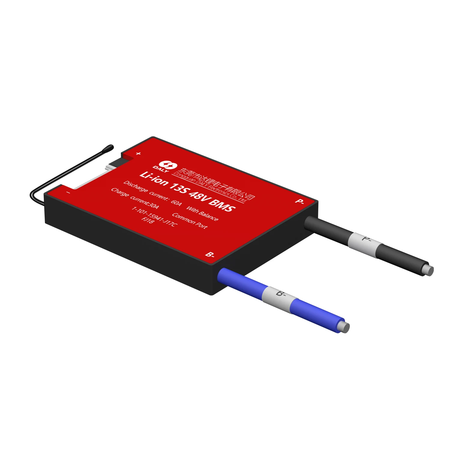 Daly Li-ion BMS 13s 48V 54.6V 60A for 18650 lithium battery pack BMS Same Common Port with Balance Version