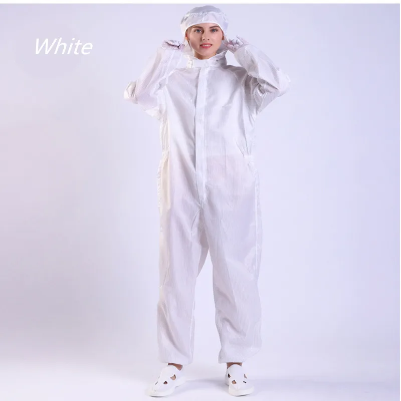 Leenol Esd Antistatic Reusable Electronics Workwear Cleanroom Work Clothes Uniform Dust Free Coverall