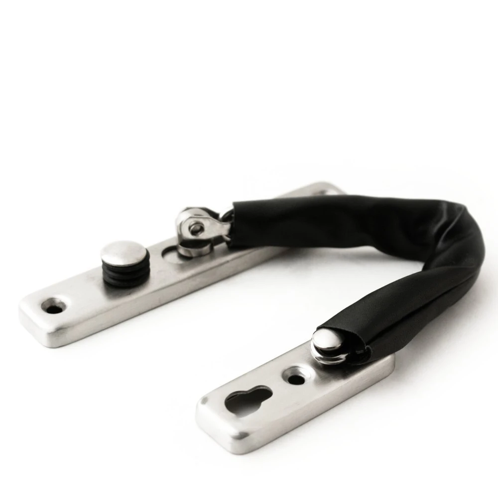 Stainless Steel Leather Bracelet Safety Chain 304 Stainless Steel Security Door Chain Door Safety Lock Chain