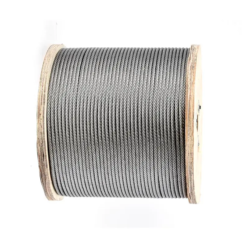 Stainless steel wire rope black PVC 7 * 7 structural wire rope 2mm, 3mm, 5mm