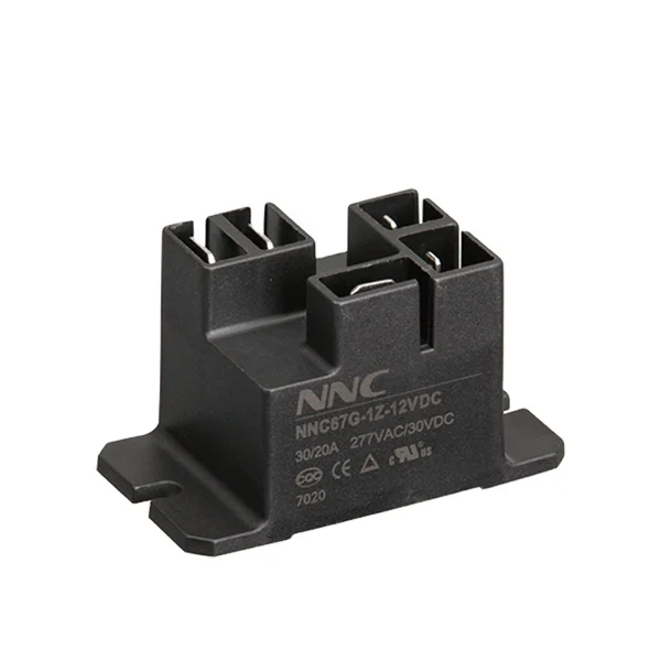 NNC miniature electromagnetic PCB Relay NNC67G (T92) 12v 24v 30A SPDT flange type relay