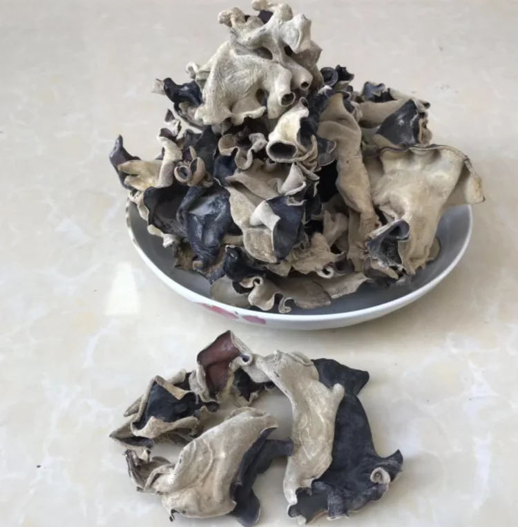 Hei mu er natural wild raw black fungus wholesale dried black fungus mushroom