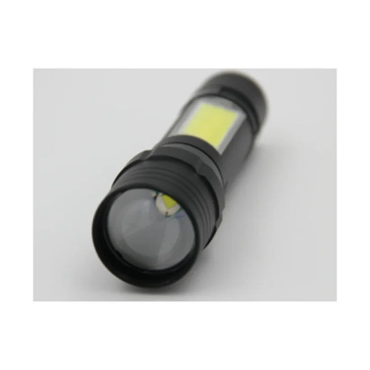 Factory Cheap Price Led Flashlights Torches Small Pocket Torch Light Plastic Rechargeable Flashlight
