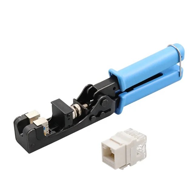 Best Price OEM Network RJ45 One Punch Speed Termination Tool for 180 Angle RJ45 Keystone jack