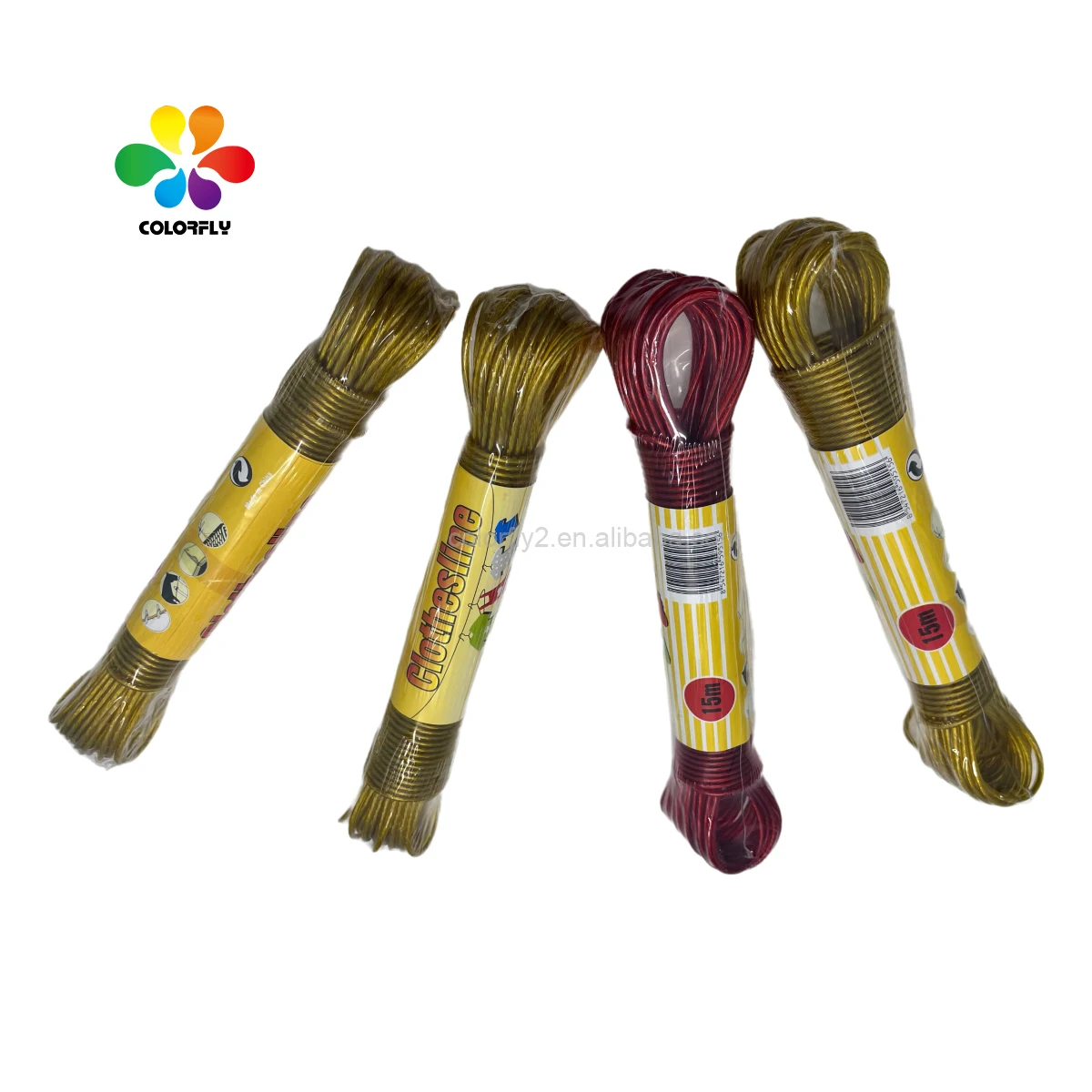 Metal Wire PVC Clothesline Washing lines strong life steel core Plastic coated rope laundry Dryer clothes drying line