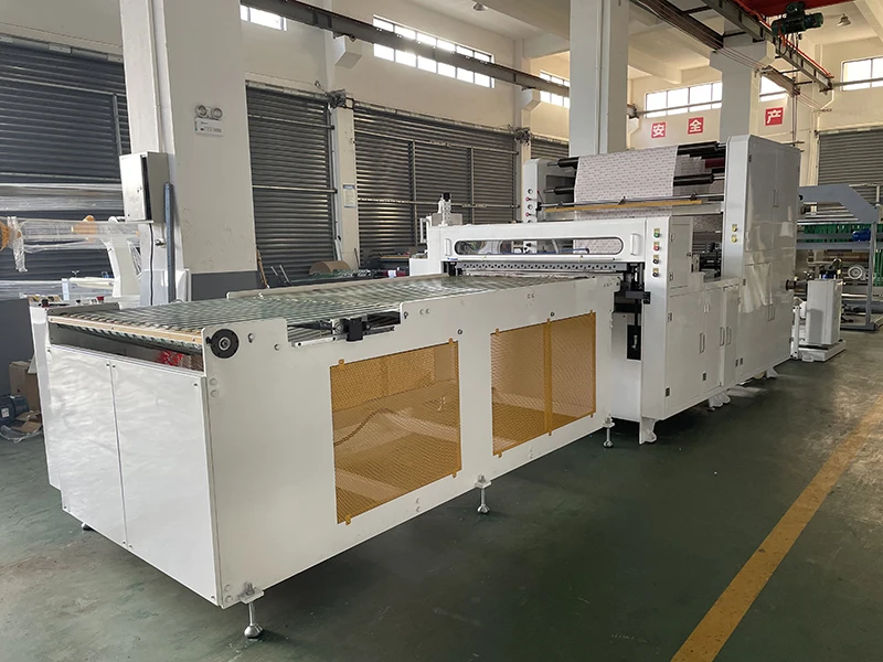High Speed Sandwich Paper Hamburger paper Roll To Sheet Cutting Machine