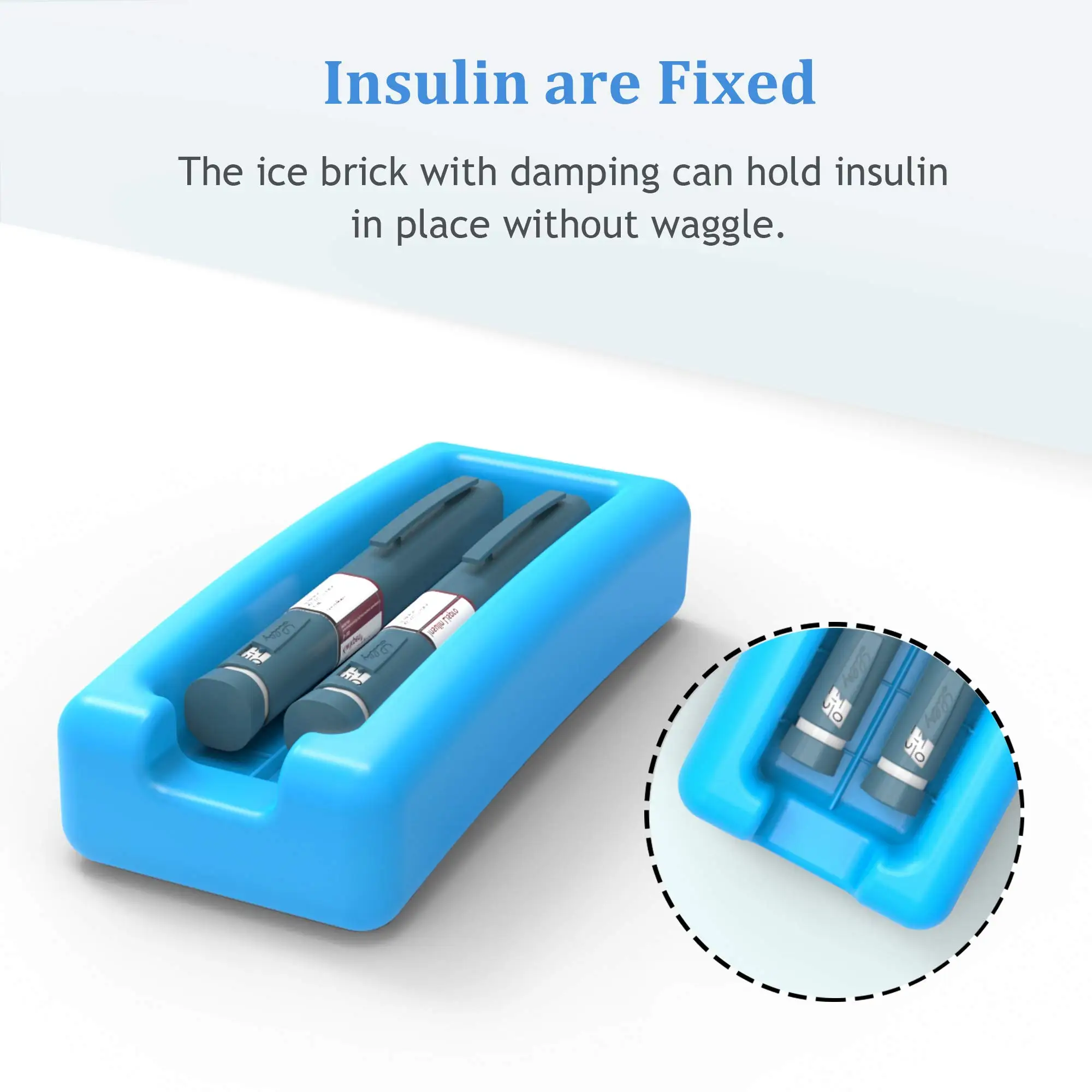 Custom Insulin Pen Carrying Case Portable Medical Cooler Bag for Diabetes with  - Convenient storage Insulin Case