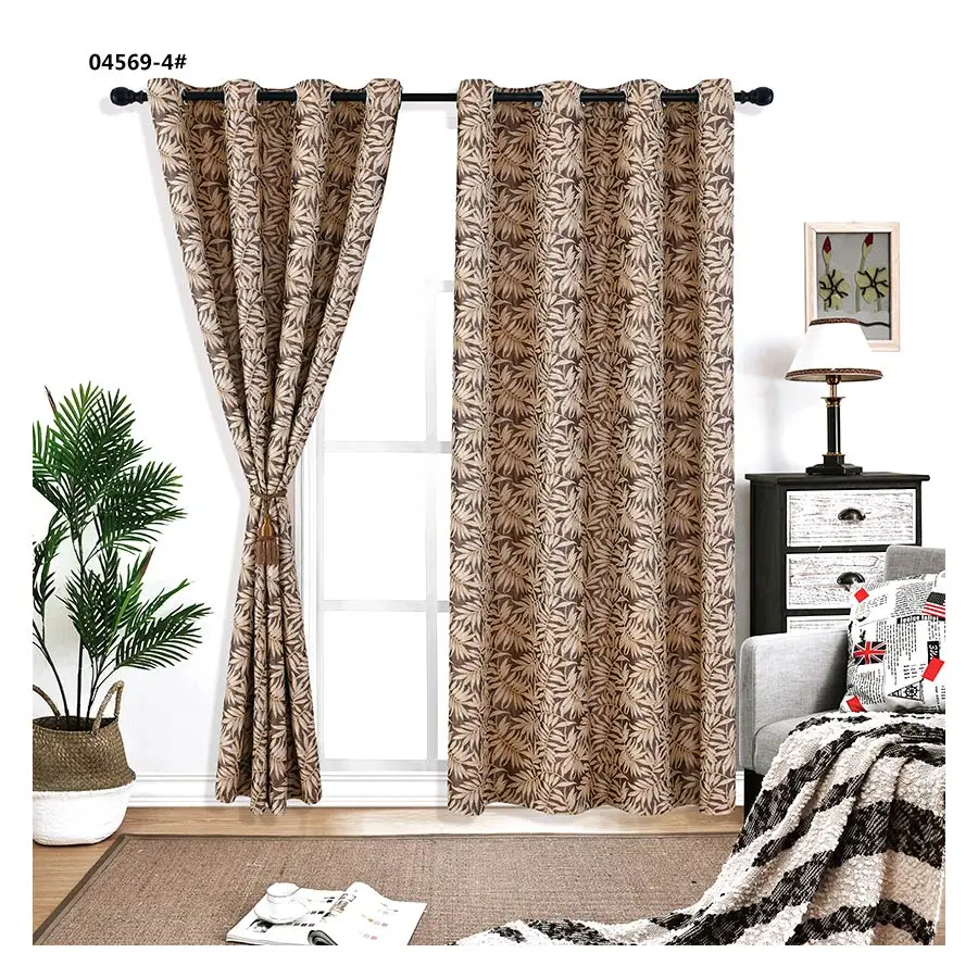 Home Decor Living Room Window Curtain Blackout, Jacquard Rideaux De Luxe Chambre Store