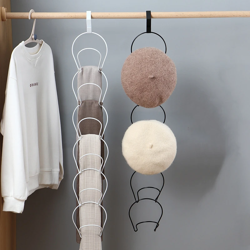 Creative Door Back Hat Storage Hook Cap Organizer Holder Rack