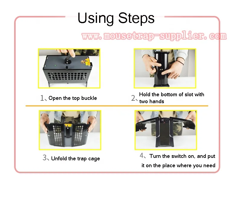 EPA Humane Infrared Mouse Rat Bait Trap Live Catch Electronic Rodent Trap