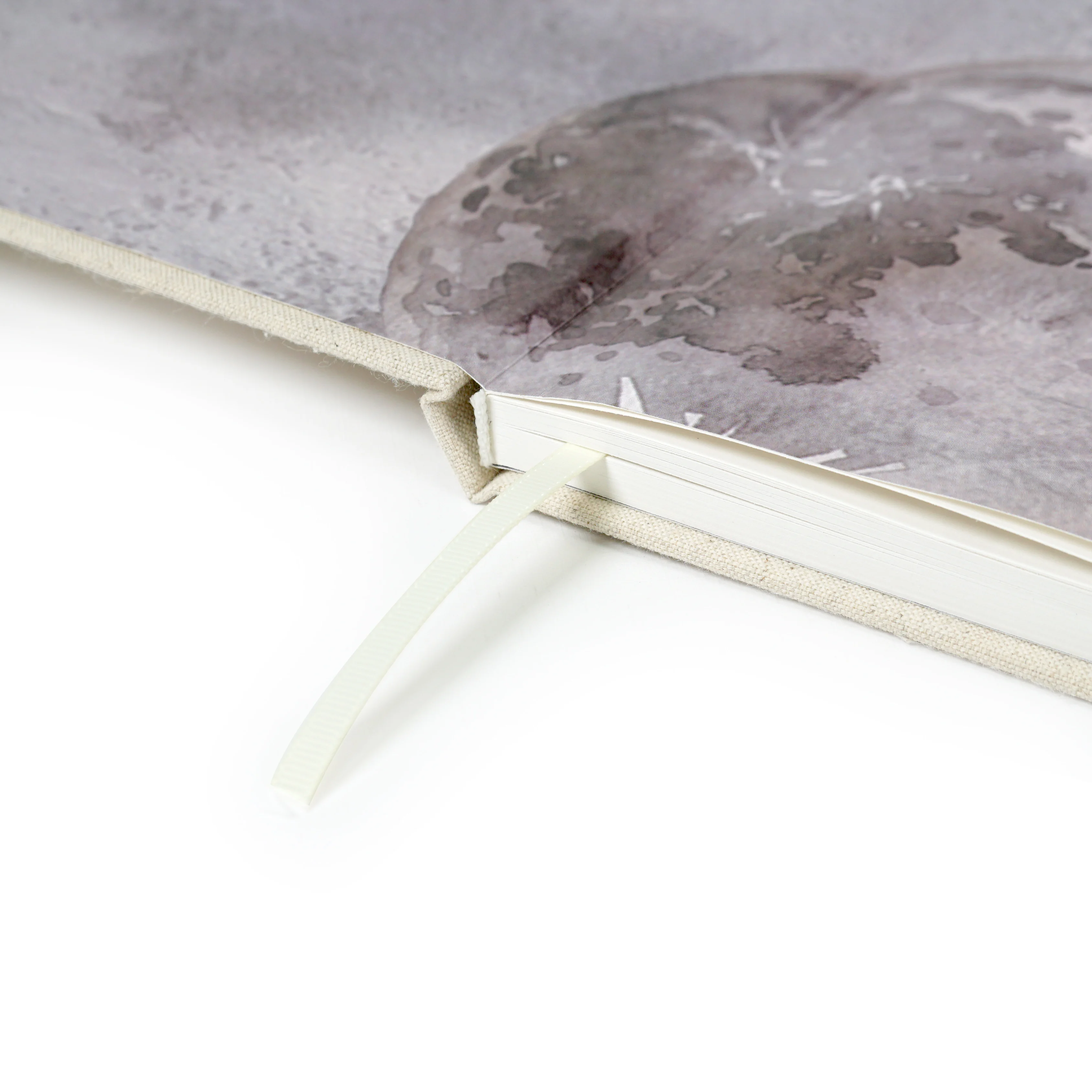 2024 New Products Linen Cover Hot Stamping Notebook Diary Hardcover Baby Journals My First Year Memory Baby Book With Ribbon