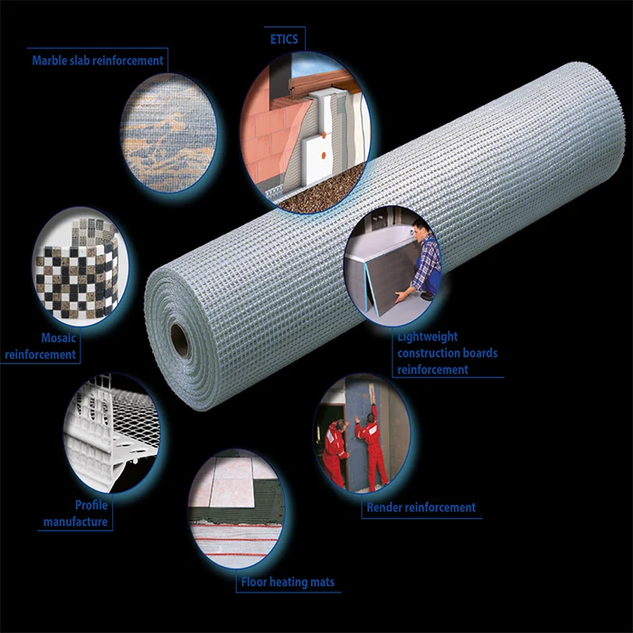 Alkali-resistant Insulation Plaster Fiberglass Mesh 140g 4x4  Glass Fiber Mesh Wire Fasade Fiberglass Mesh Netting