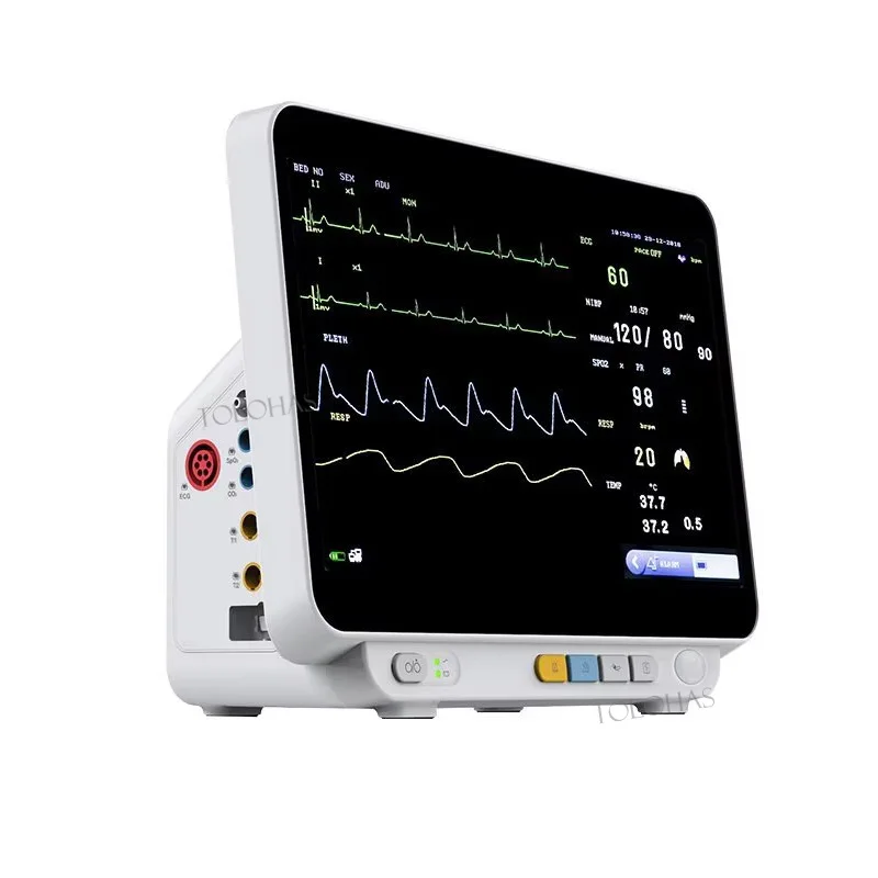 LHWVN14P Medical Monitor Horses Cattle Sheep Multi-Parameter Veterinary Hospital Clinic Vet Pet Patient Monitor