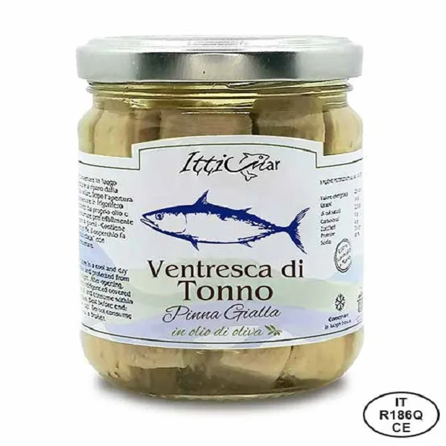 Hot Selling 100% Yellow Fin Tuna Belly Handmade Processing in 200g Canned Tuna in Olive Oil Glass Jar Popular Fish Type