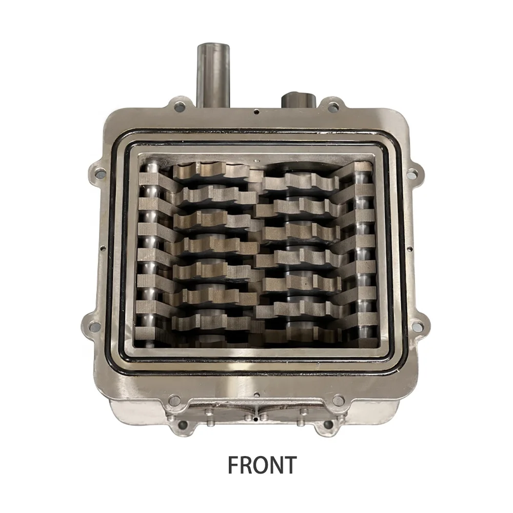 Household Double Shaft Shredder Feeding Chamber Box Price/Mini Shredding Shredder Chassis with a Set of Blades