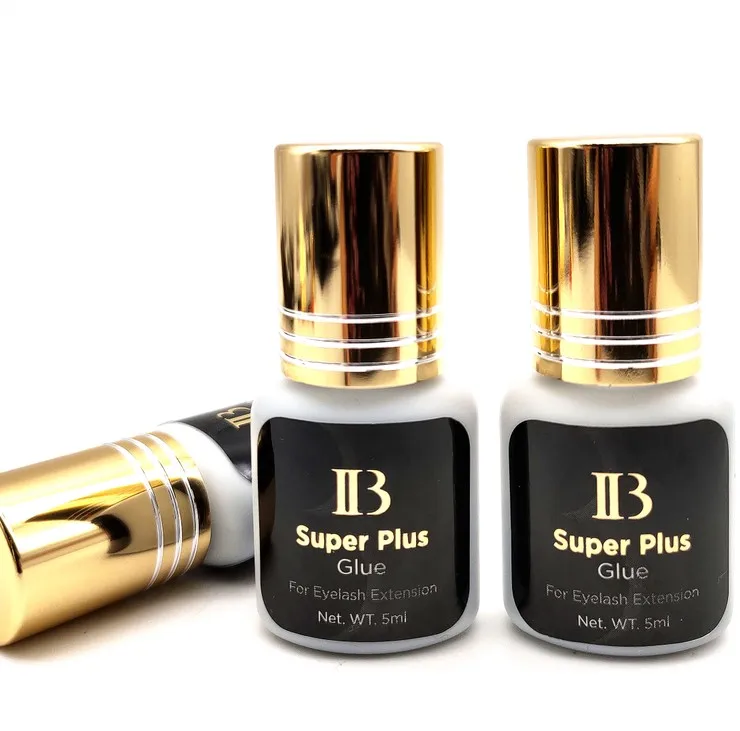 Высококачественный клей для наращивания ресниц 5 мл IB Super Plus Корея оригинальный 1-2s черный супер плюс