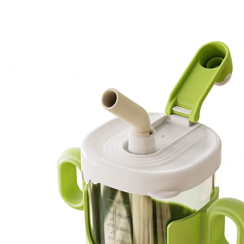 Kid Food Grade PP Baby Training Learning Drinking Cup Unbreakable  Silicone Baby Children Water Cup