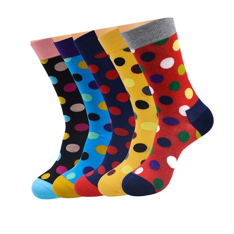 KTP-0866 polka dot socks for men