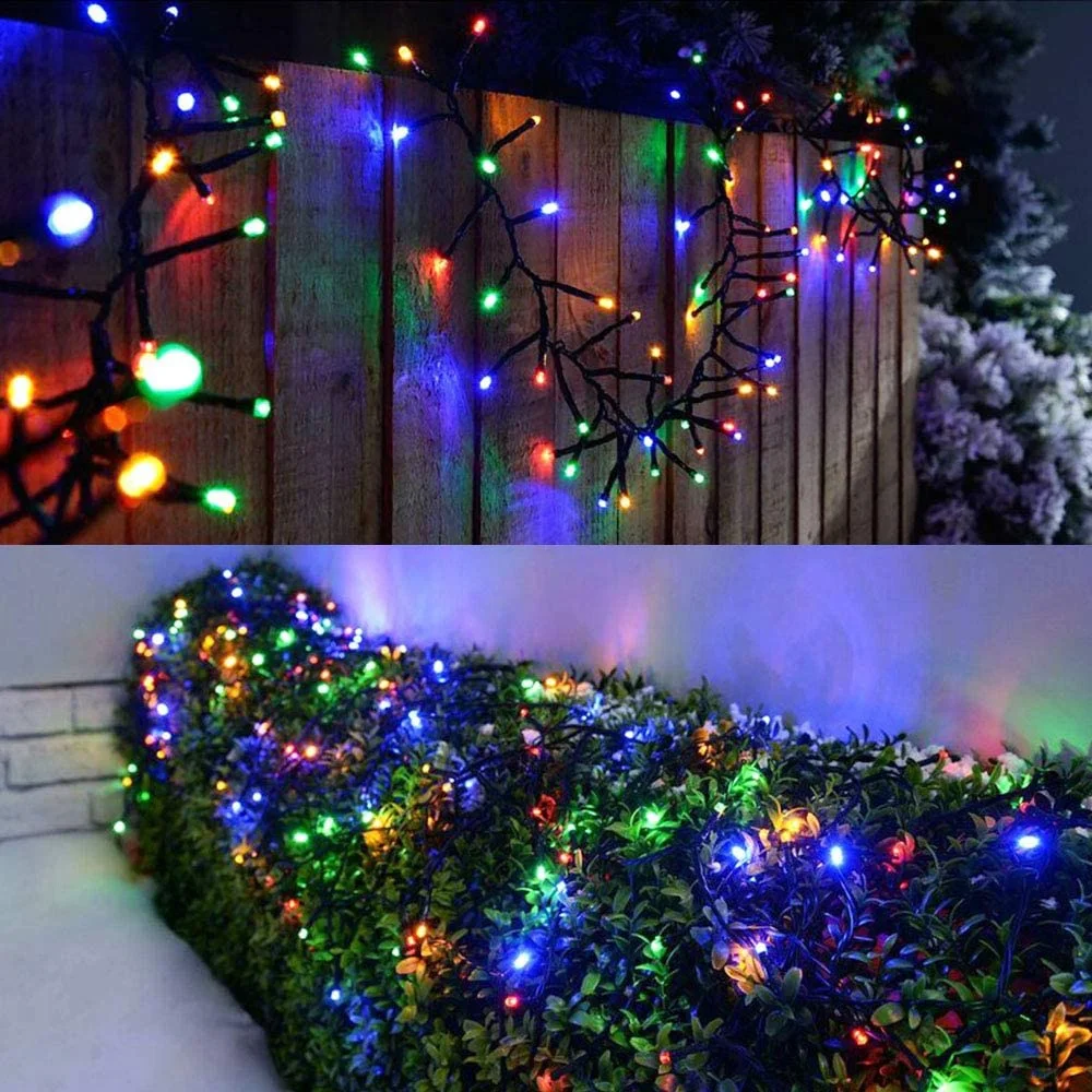 
Festival decorative outdoor led solar fairy garden lights string lights multicolor 
