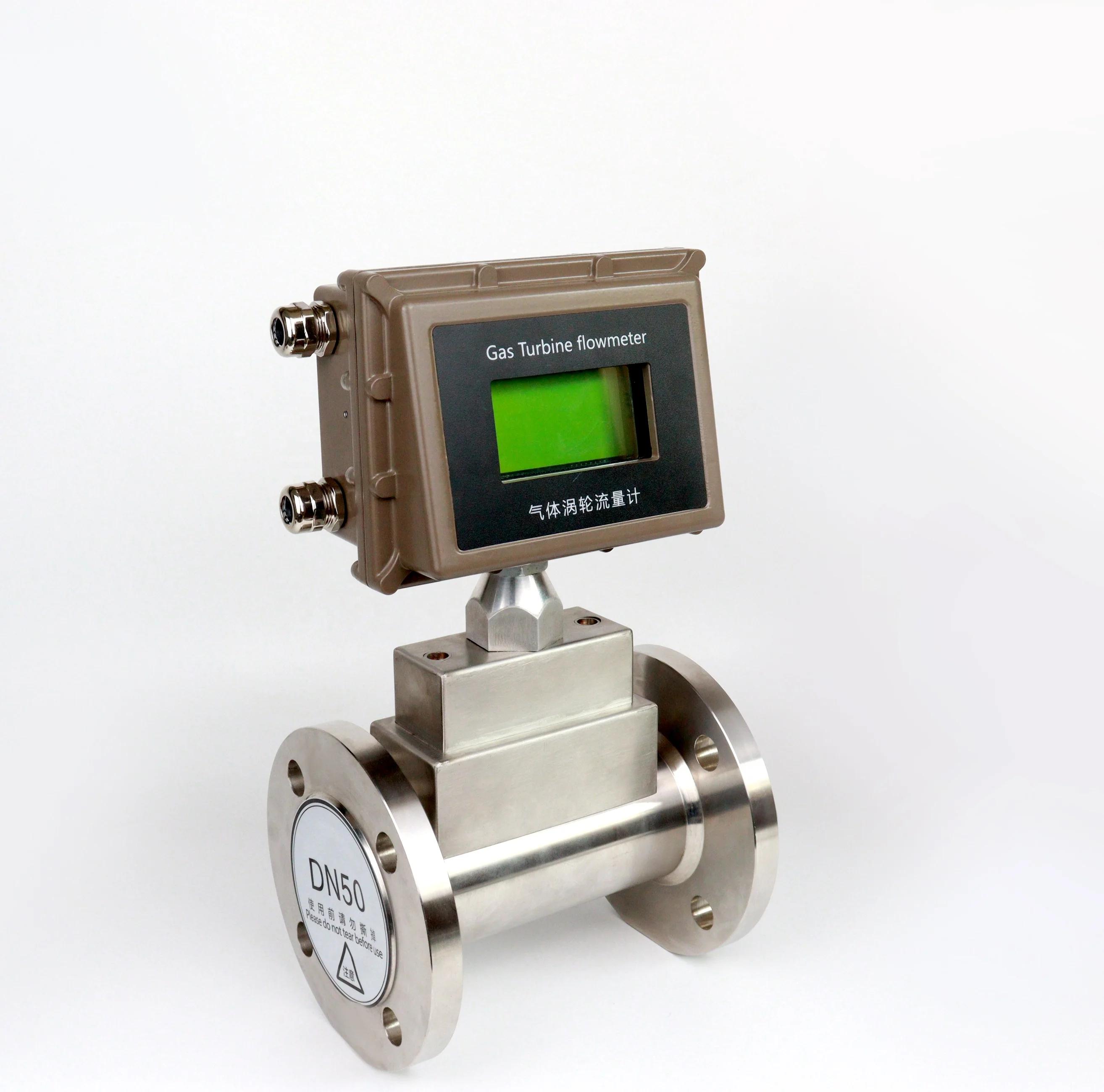 High Pressure Dn150 Gas Turbine flow meter 4-20mA Oxygen Nitrogen Natural gas Turbine flow meter